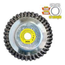 Escova de Aço para Roçadeiras 25,4mm / 20mm Duraline