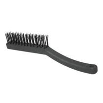 Escova de Aço Roma 3 Fileiras base em Plástico Escova de Aço Roma 3 Fileiras base em Plástico