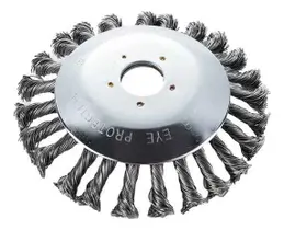 Escova De Aço Rotativa Para Roçadeira Universal 6 Polegadas