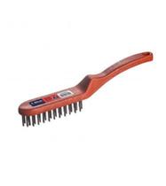 Escova de Aço Temperado com Cabo 4 Fileiras - Atlas Escova de Aço Temperado com Cabo 4 Fileiras - Atlas