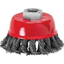 Escova de aço tipo copo torcida 3 pol - 746249 - MTX