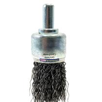 Escova de aço tipo pincel arame ondulado 1.3/16" com haste 1/4" 12018 Escova de aço tipo pincel arame ondulado 1.3/16" com haste 1/4" 12018