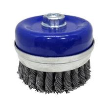Escova de Aço Trançado Modelo Copo com Rosca Pró M14x65mm - 1950 - Berwanger