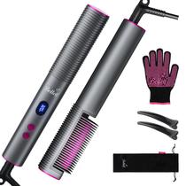 Escova de alisador de cabelo Bellelf 9 Temp Settings LED Display