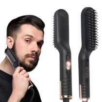 Escova De Alisamento Barba e Cabelo Bivolt Profissional Escova De Alisamento Barba e Cabelo Bivolt Profissional