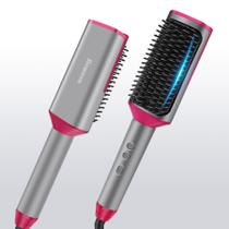 Escova de alisamento de cabelo Firwero Ionic Heated para mulheres