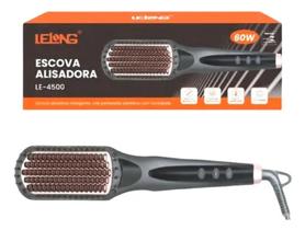 Escova De Alisamento De Cabelo Iônica De Cerâmica