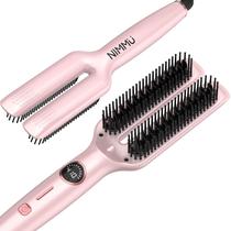 Escova de alisamento de cabelo Nimmu Hair Straightening Pink