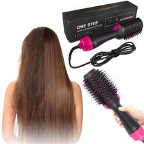Escova De Alisamento De Cabelo Profissional Alisadora e Secadora Escova De Alisamento De Cabelo Profissional Alisadora e Secadora