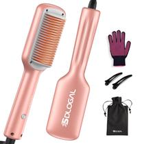 Escova de alisamento de cabelo SDLOGAL 5 Temps Fast Heating Rose Gold Escova de alisamento de cabelo SDLOGAL 5 Temps Fast Heating Rose Gold