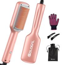 Escova de alisamento de cabelo SDLOGAL 5 Temps Fast Heating Rose Gold