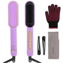 Escova de alisamento de cabelo SUPBERC Negative Ionic 9 Temp Escova de alisamento de cabelo SUPBERC Negative Ionic 9 Temp