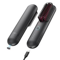 Escova de alisamento de cabelo TYMO Cordless Porta ECO Black