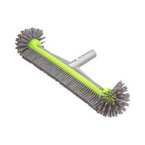 Escova De Alumínio Reforçada Para Piscina 45CM Com 7 Fileiras De Cerdas De Nylon Para Limpeza De