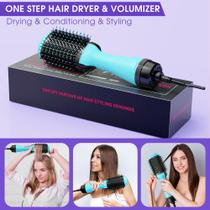 Escova de ar quente 5 em 1 ifanze Straight Roll Design 1200 W azul