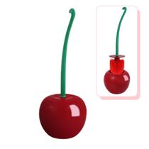 Escova de banheiro Cherry, limpadores de vaso sanitário com conjunto de suportes