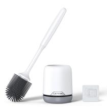 Escova de banheiro Lefree Silicone com suporte TPR Soft Bristle Escova de banheiro Lefree Silicone com suporte TPR Soft Bristle