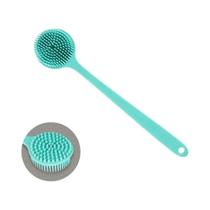 Escova De Banho De Silicone Com Cabo Longo, Cerdas Macias, Esfoliante E Massageador Para Costas Escova De Banho De Silicone Com Cabo Longo, Cerdas Macias, Esfoliante E Massageador Para Costas