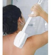 Escova de Banho Ergonômica com Cabo Longo e Cerdas Macias