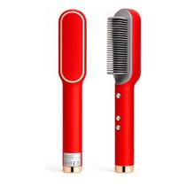 Escova de Cabelo Alisadora 5 em 1 Bivolt com Íons E Placas Cerâmicas