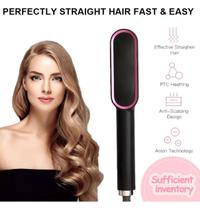 Escova De Cabelo Barba Alisadora Elétrica Pente Alisador térmica turmalina cerâmica Escova De Cabelo Barba Alisadora Elétrica Pente Alisador térmica turmalina cerâmica