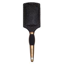 Escova De Cabelo Belliz Black E Gold Racket 798