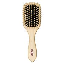 Escova De Cabelo Belliz Wood Madeira Retangular 441