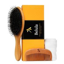 Escova de cabelo Belula Premium Boar Bristle para conjunto de cabelos grossos Escova de cabelo Belula Premium Boar Bristle para conjunto de cabelos grossos