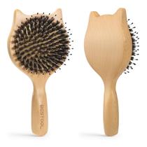 Escova de cabelo BESTOOL Small Travel para mulheres, homens e crianças, natural