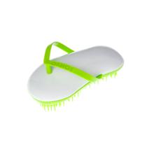 Escova de Cabelo Branca e Verde fluorescente - Escova para Desembaraço de Cabelo - Sohyo France