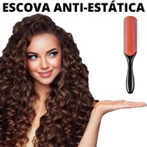 Escova De Cabelo Cerda Única Profissional Finalização Franja