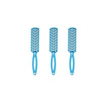 Escova De Cabelo Darma 303 Rigida Reta Desemb - Kit Com 3Un Escova De Cabelo Darma 303 Rigida Reta Desemb - Kit Com 3Un