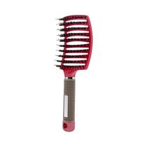 Escova De Cabelo Desembaraçadora De Cerdas De Nylon, Pente De Massagem Úmida Para Cabelos Cacheados,