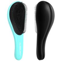 Escova de cabelo desembaraçante Aussumy, pacote com 2 unidades para todos os tipos de cabelo Escova de cabelo desembaraçante Aussumy, pacote com 2 unidades para todos os tipos de cabelo