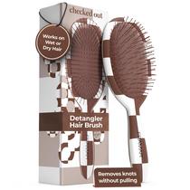 Escova de cabelo Detangler FRAMAR Glitter Wet Hair Brush Gold