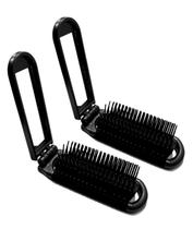 Escova de cabelo dobrável com espelho ALAZCO Compact Pocket Size
