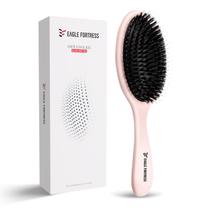 Escova de cabelo EAGLE FORTRESS Glidease Matte Boar Bristle Pink