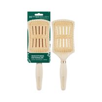 Escova de cabelo EcoTools Smoothing Detangler para cabelos úmidos/secos, 1 unidade