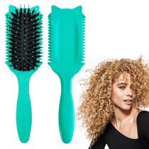 Escova de cabelo encaracolado iDaoli Curly Defining Brush Green