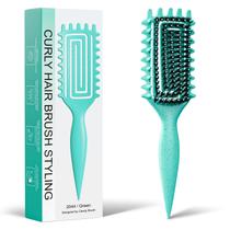 Escova de cabelo encaracolado Weldilgit Curl Defining com cerdas de javali Escova de cabelo encaracolado Weldilgit Curl Defining com cerdas de javali