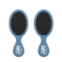 Escova de cabelo Escova úmida Mini Detangler Elemental Blue (x2)