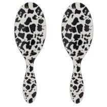 Escova de cabelo, escova úmida Original Detangler Tan Leopard, pacote com 2