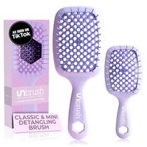 Escova de cabelo FHI Heat Unbrush Detangling, pacote combinado original e mini