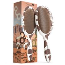 Escova de cabelo FRAMAR Cow Print Detangler para mulheres e meninas Escova de cabelo FRAMAR Cow Print Detangler para mulheres e meninas
