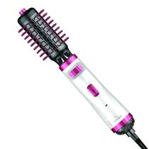 Escova De Cabelo Gama Italy Profissional Rotativa 1100w Secadora Alisadora Preto Bivolt