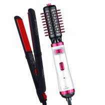 Escova De Cabelo Gama Italy Profissional Rotativa 1100w Secadora Alisadora Rosa Bivolt Prancha Cerâmica 210ºc Escova De Cabelo Gama Italy Profissional Rotativa 1100w Secadora Alisadora Rosa Bivolt Prancha Cerâmica 210ºc