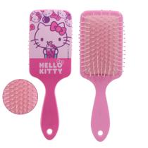 Escova De Cabelo Hello Kitty Raquete Penteado Desembaraçar