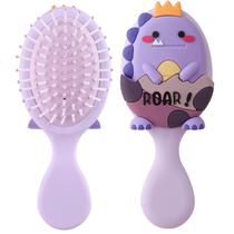 Escova de Cabelo Infantil Mini KongJuntzd Roxa Desembaraçadora Escova de Cabelo Infantil Mini KongJuntzd Roxa Desembaraçadora