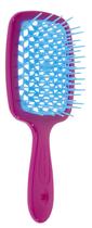 Escova de Cabelo Jäneke Pequena Bicolor Rosa e Azul Escova de Cabelo Jäneke Pequena Bicolor Rosa e Azul