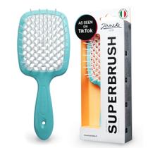 Escova de cabelo Jäneke Superbrush Detangler de uso úmido/seco de nylon
